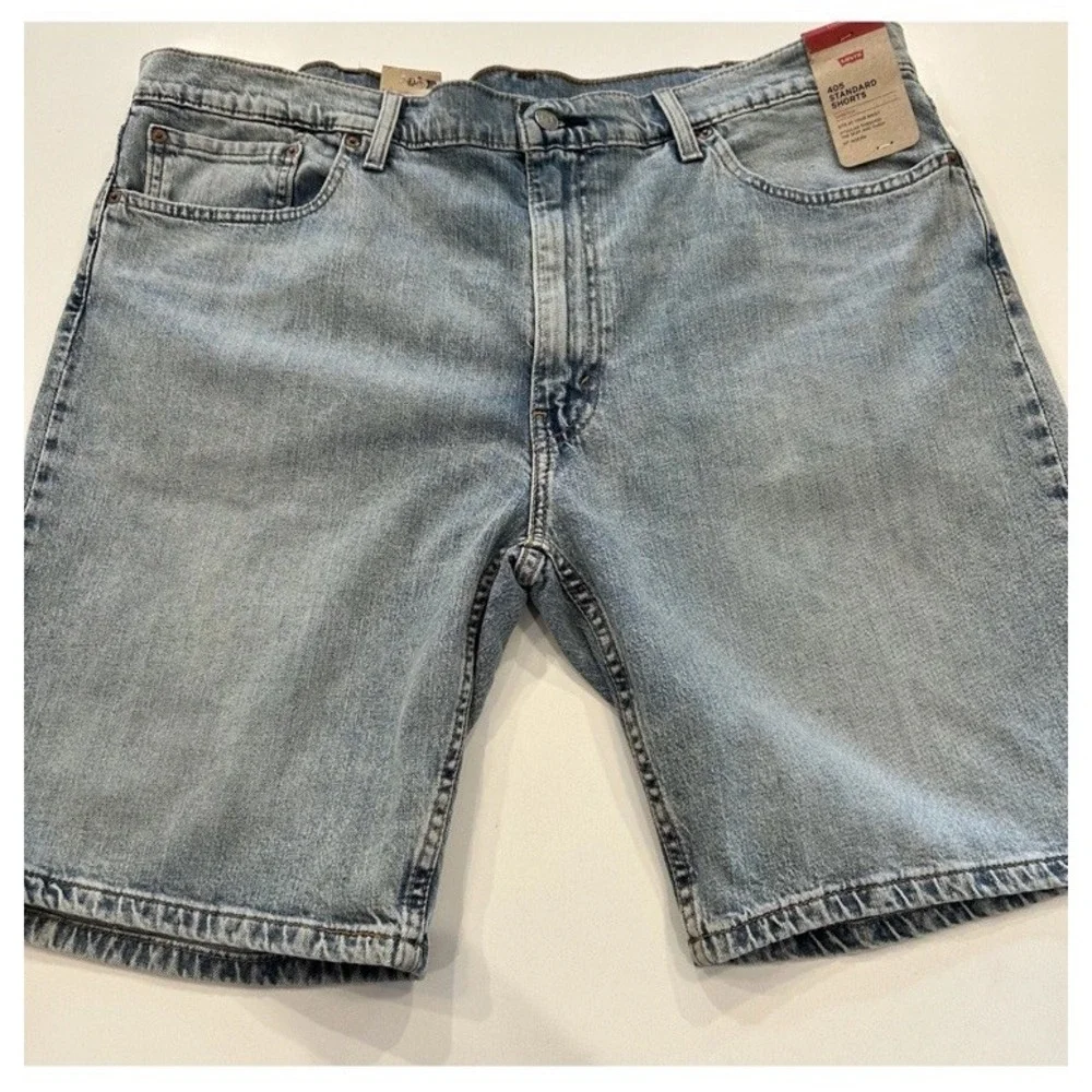 NWT Levi's 405‎ Standard Jean Shorts Men's 40 Denim Division Fight The Feeling